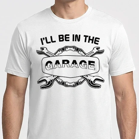 Férfi Imperial póló - I'll be in the garage - A garázsban leszek 