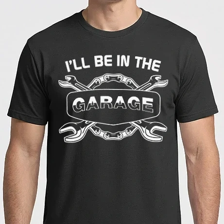 Férfi Imperial póló - I'll be in the garage - A garázsban leszek