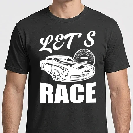 Férfi Imperial póló - Let's Race - Versenyezzünk 
