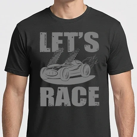 Férfi Imperial póló - Let's Race - Versenyezzünk 