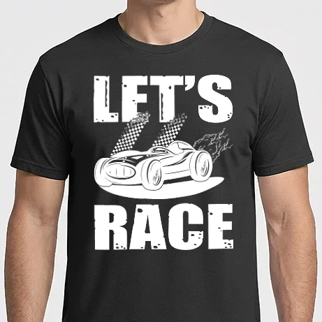 Férfi Imperial póló - Let's Race - Versenyezzünk