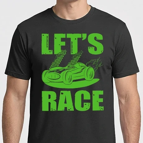 Férfi Imperial póló - Let's Race - Versenyezzünk 