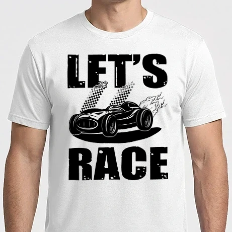 Férfi Imperial póló - Let's Race - Versenyezzünk