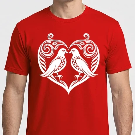 Férfi Imperial póló - Szív - Szerelem, szeretet