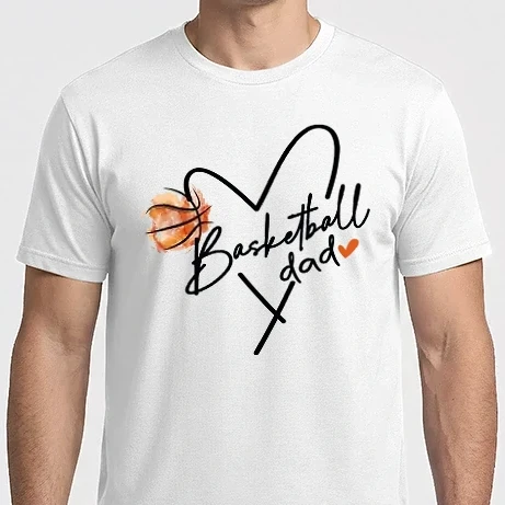 Férfi Imperial póló - Basketball_dad_szivvel