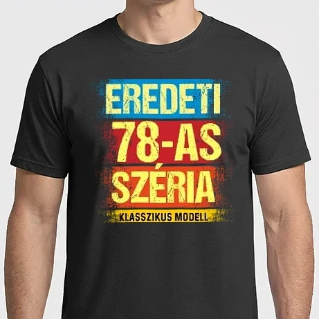 Férfi Imperial póló - EREDEDI 78-AS SZÉRIA KLASSZKUS MODELL, RETRO SZÜLETÉSNAP