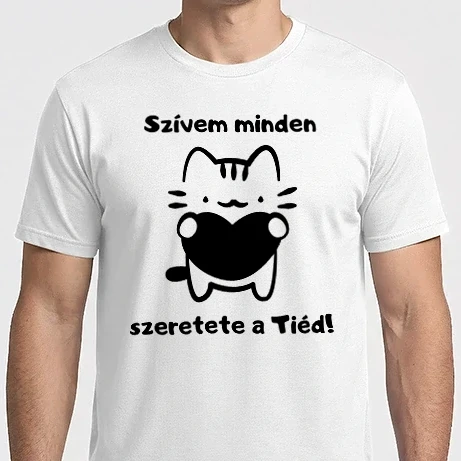 Férfi Imperial póló - Szívem minden szeretete a Tiéd!