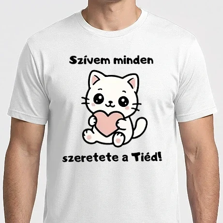 Férfi Imperial póló - Szívem minden szeretete a Tiéd!
