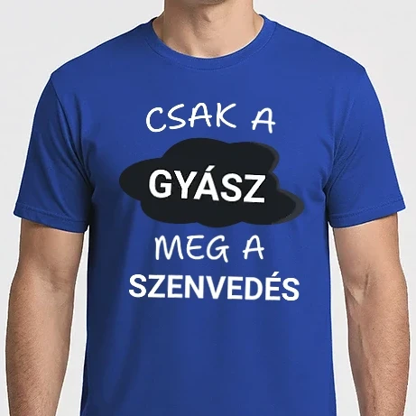 Férfi Imperial póló - csak a gyász