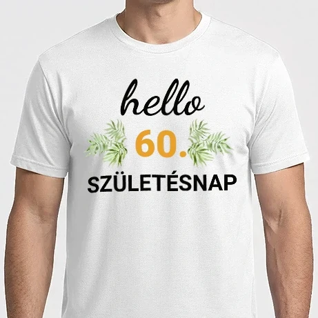 Férfi Imperial póló - Hello 60 