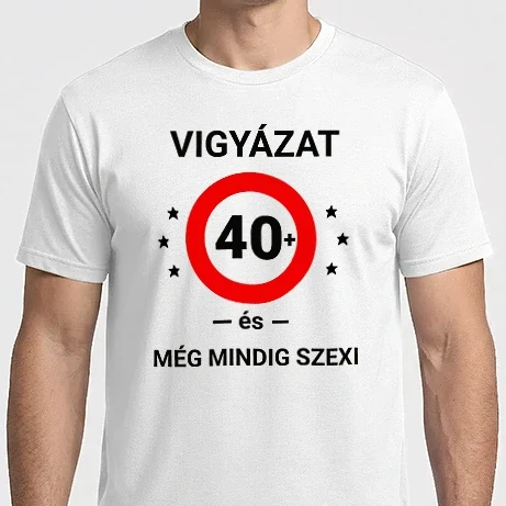 Férfi Imperial póló - 40 + és még mindig szexi