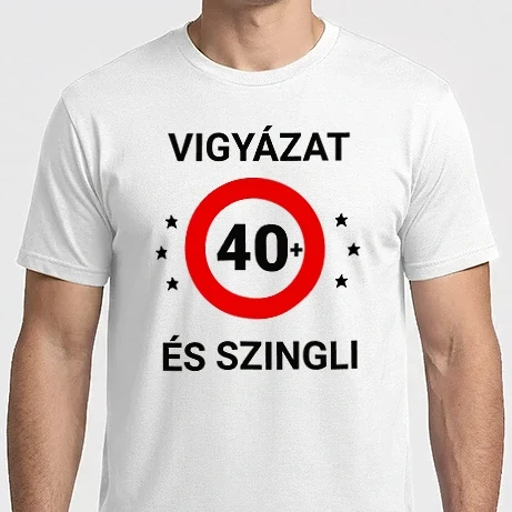 Férfi Imperial póló - 40+ és  szingli 