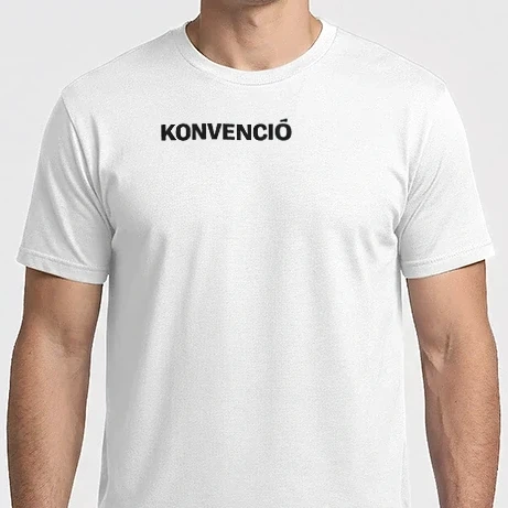 Férfi Imperial póló - KONVENCIO LOGO black 