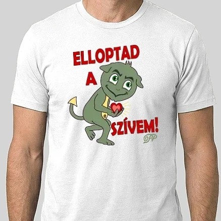 Férfi Alap póló - Szívet Csenő Kobold Fiú