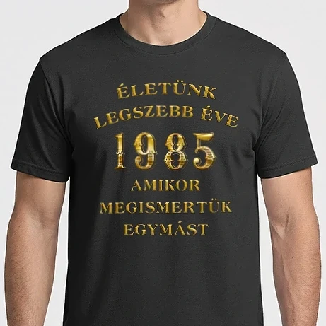Férfi Imperial póló - Életünk legszewbb éve 1985