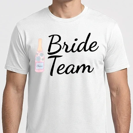Férfi Imperial póló - Bride team - Lánybúcsú