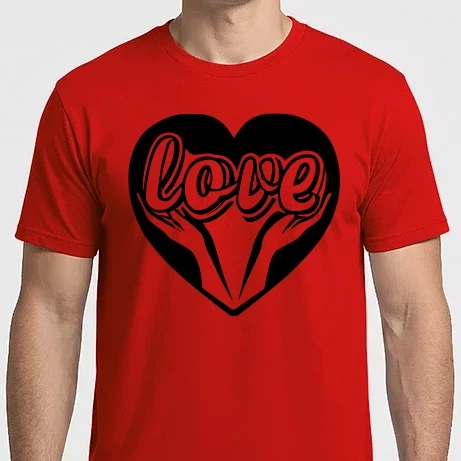 Férfi Imperial póló - Szív - Szerelem, szeretet