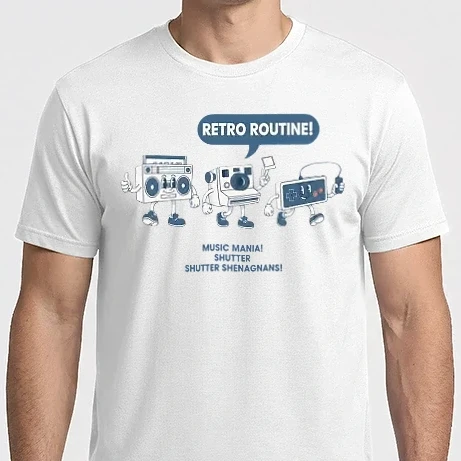 Férfi Imperial póló - RETRO ROUTINE!