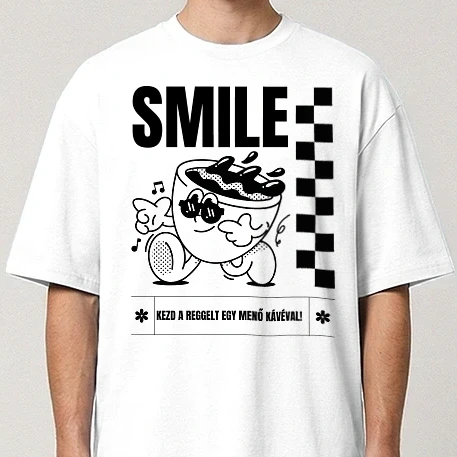 Oversize póló - Coffee