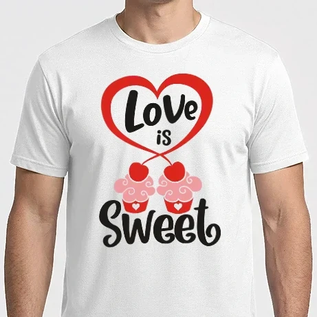 Férfi Imperial póló - Love Is Sweet - A szerelem édes