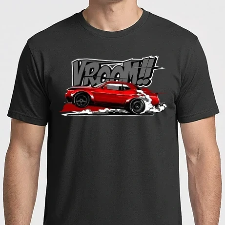 Férfi Imperial póló - Dodge Challenger Burnout 