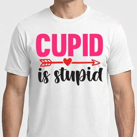 Férfi Imperial póló - Cupid is Stupid - Ámor hülye 
