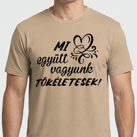 Férfi Imperial póló - Mi Együtt Vagyunk Tökéletesek