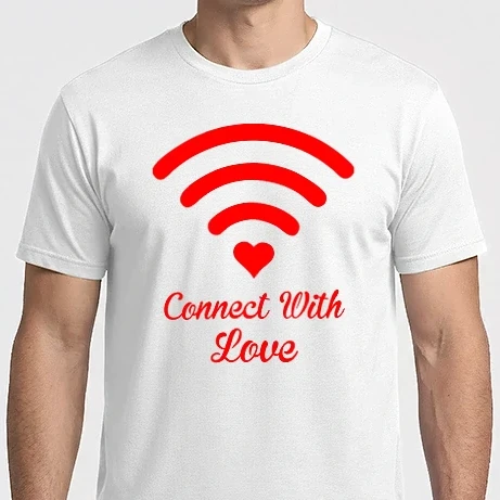 Férfi Imperial póló - Connect With Love