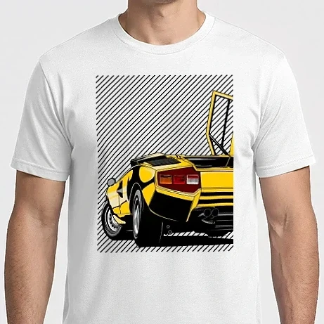 Férfi Imperial póló - Lamborghini Countach