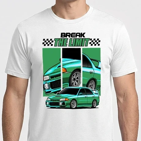 Férfi Imperial póló - Subaru Impreza - Break The Limit