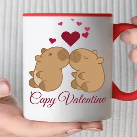 Színes bögre - Capy Valentine