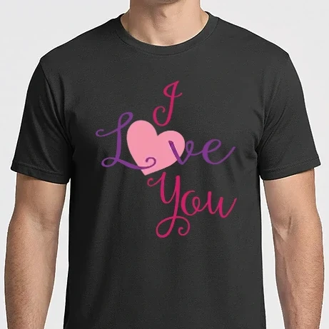 Férfi Imperial póló - I Love You 