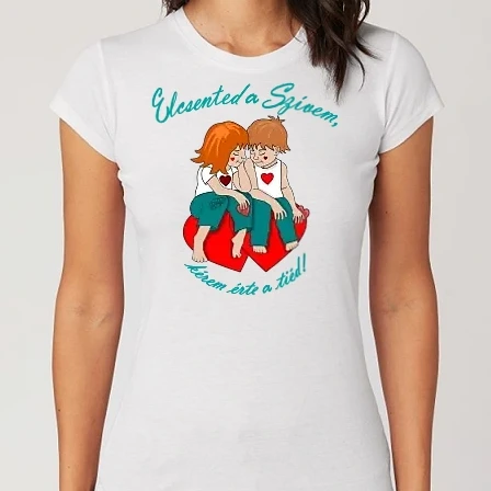 Női Alap póló - Elcsent Szívek