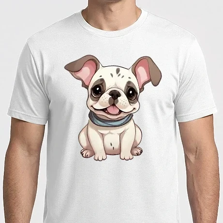 Férfi Imperial póló - Aranyos kutya - Francia buldog