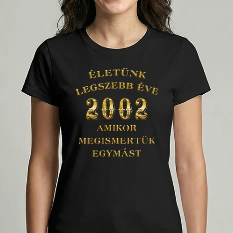 Női Imperial póló - Életünk legszebb éve 2002