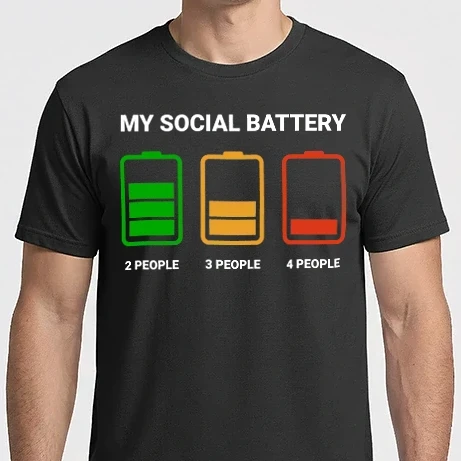 Férfi Imperial póló - My social battery