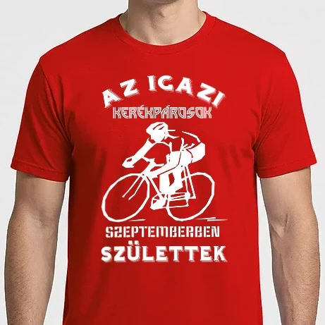 Férfi Imperial póló - Igazi kerékpárosok szeptember