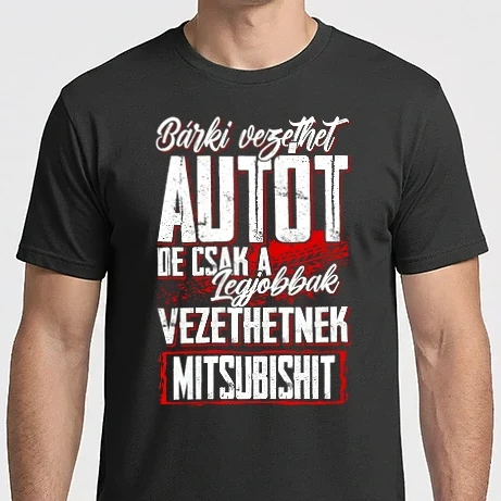 Férfi Imperial póló - Bárki vezethet mitsubishit