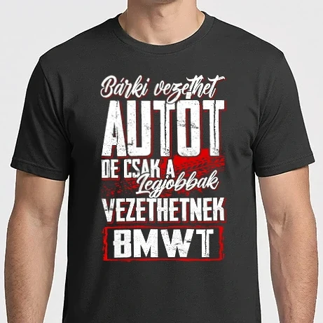 Férfi Imperial póló - Bárki vezethet bmwt