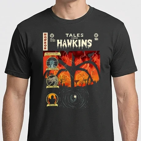Férfi Imperial póló - Tales from Hawkins