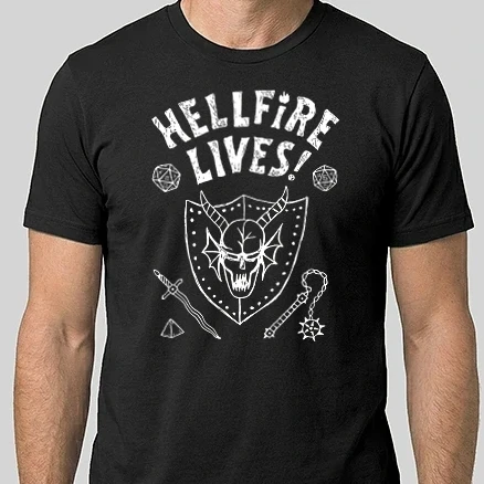 Férfi Alap póló - Hellfire Lives!