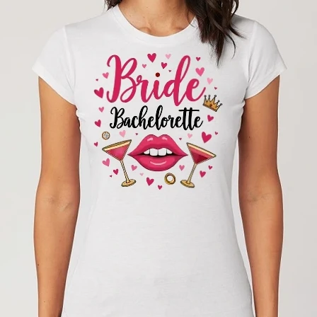 Női Alap póló - Bride Bachelorette - Lánybúcsú minta