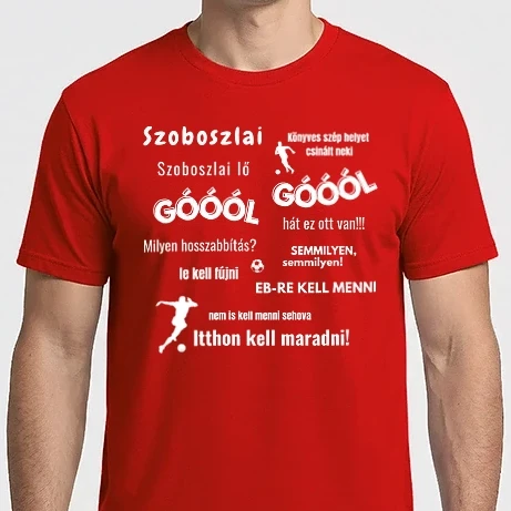 Férfi Imperial póló - Foci EB selejtező - legendás gól