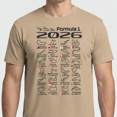Férfi Imperial póló - Formula 1 2026 Naptár
