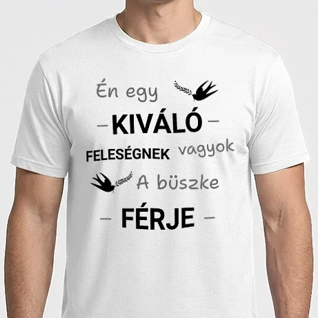 Férfi Imperial póló - Kiváló feleségnek a férje