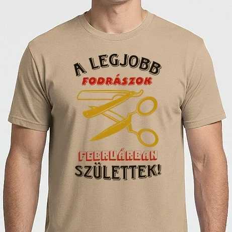 Férfi Imperial póló - Fodrász szülinapja február