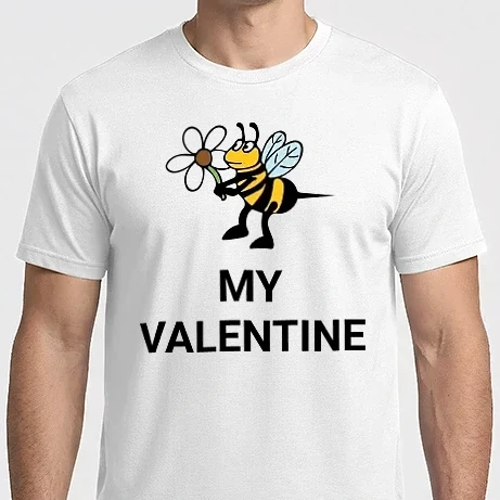 Férfi Imperial póló - Bee my valentine