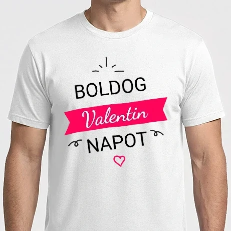 Férfi Imperial póló - boldog Valentin napot