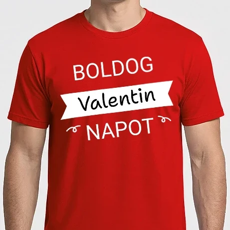 Férfi Imperial póló - boldog Valentin napot