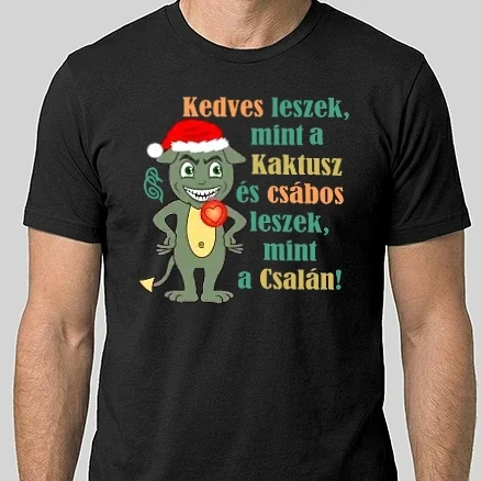 Férfi Alap póló - Kedves Csábos Kobold